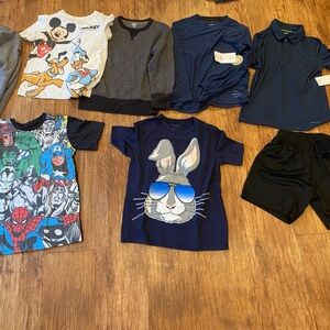 Boy’s Clothing Lot Of 8 Size Small Disney Art Class Place Etc